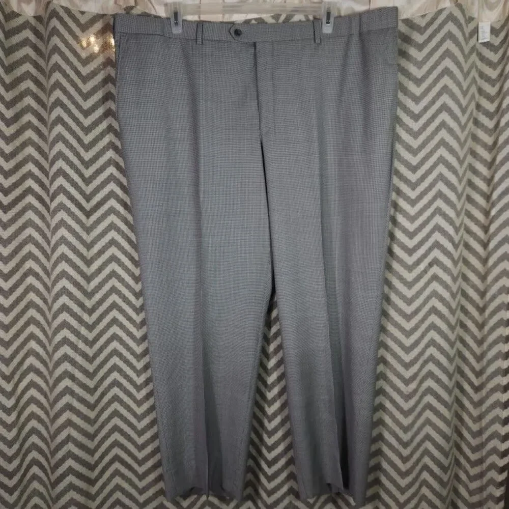 Coppley 1883 Reda Suit Houndstooth Super 110s Wool Blazer 52W Pants 46